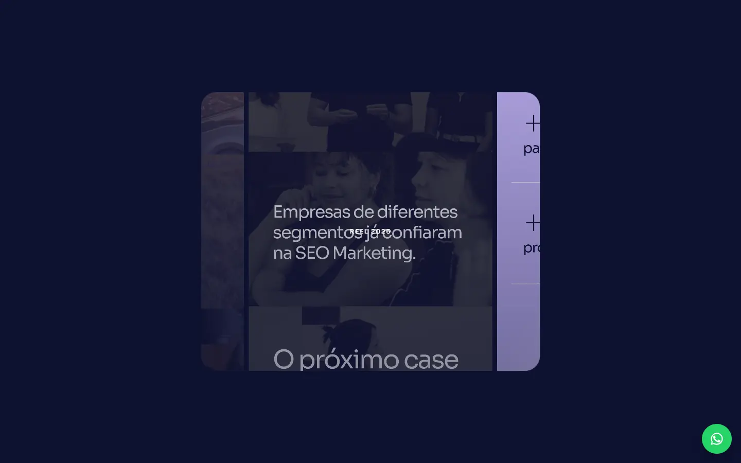 Tela 1 do site seomkt